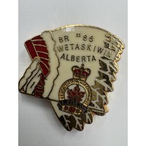 Vintage BR Wetaskiwin Alberta Canada #86 Lapel Pin